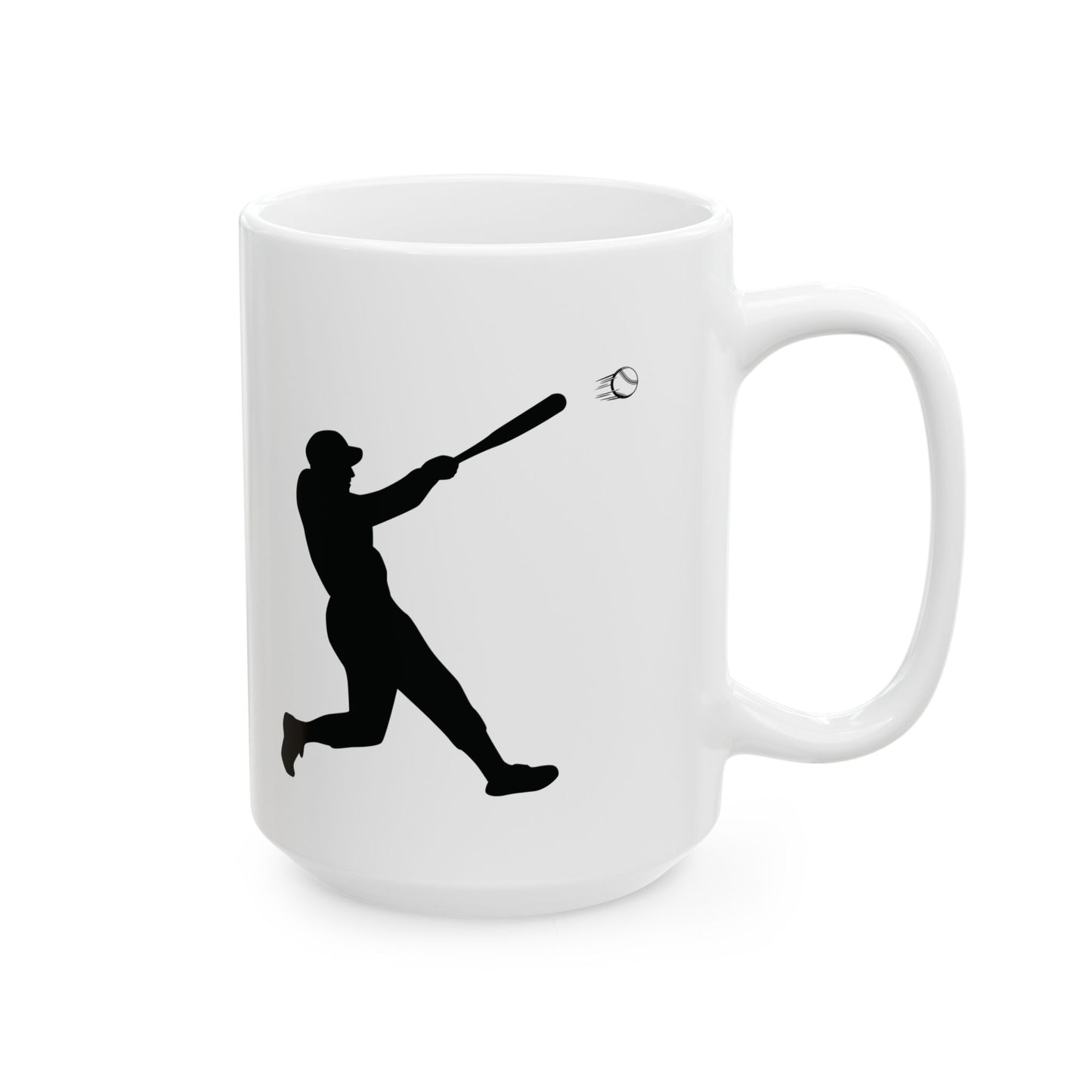 Baseball Ceramic Mug for Athletes, Motivational Gift for Coaches, Perfect for Birthdays, Team Events, or Just for Coffee Lovers