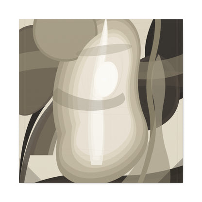 Abstract Neutral Pear Still Life Canvas