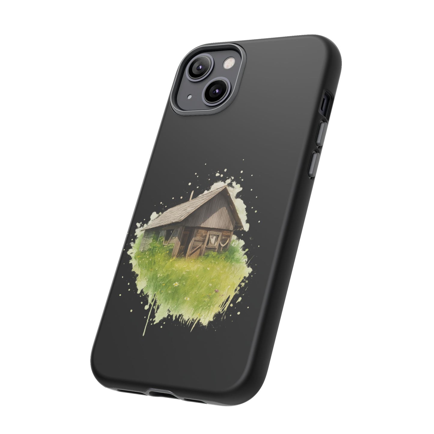 Rustic Farmhouse Phone Case, Cute Cottage Design, Tough Cases for Nature Lovers, Eco-Friendly Gift, Customizable Tech Accessories - TRV