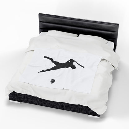 Baseball Player Plush Blanket | Soft Sports Throw, Cozy Gift for Athletes, Home Decor, Game Day Blanket, Perfect for Birthdays - TRV