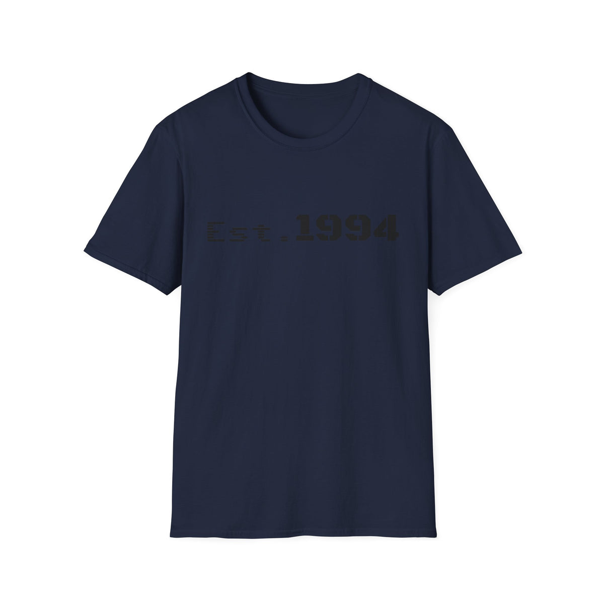 Vintage 1994 Est. graphic T-shirt by Printify featuring bold "Born 1994" design on soft cotton fabric.