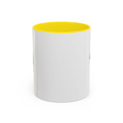 Black Dripping Bite Coffee Mug by Printify, 11oz or 15oz, featuring a unique dripping bite design on a ceramic mug.