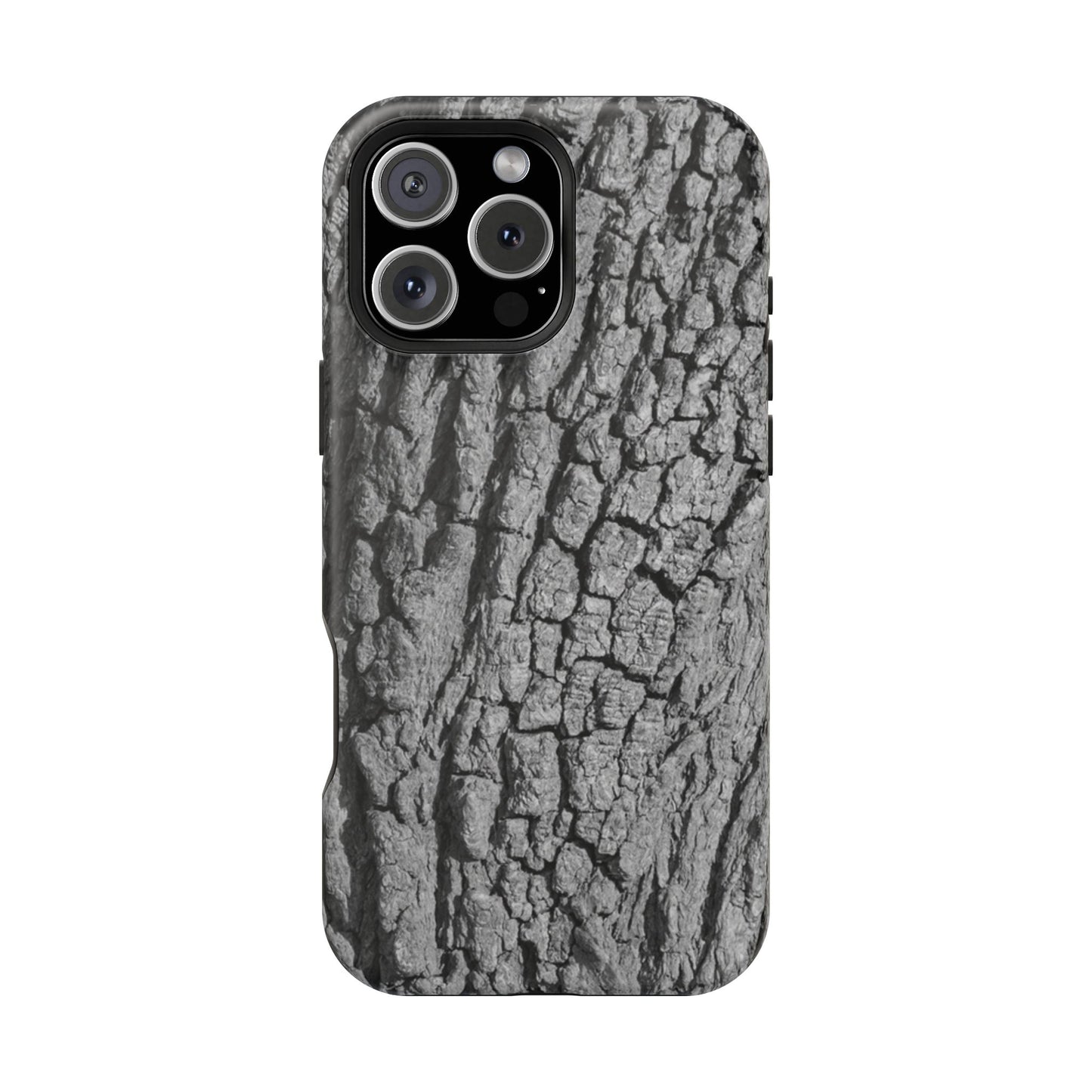 Bark Texture Magnetic Impact Phone Case