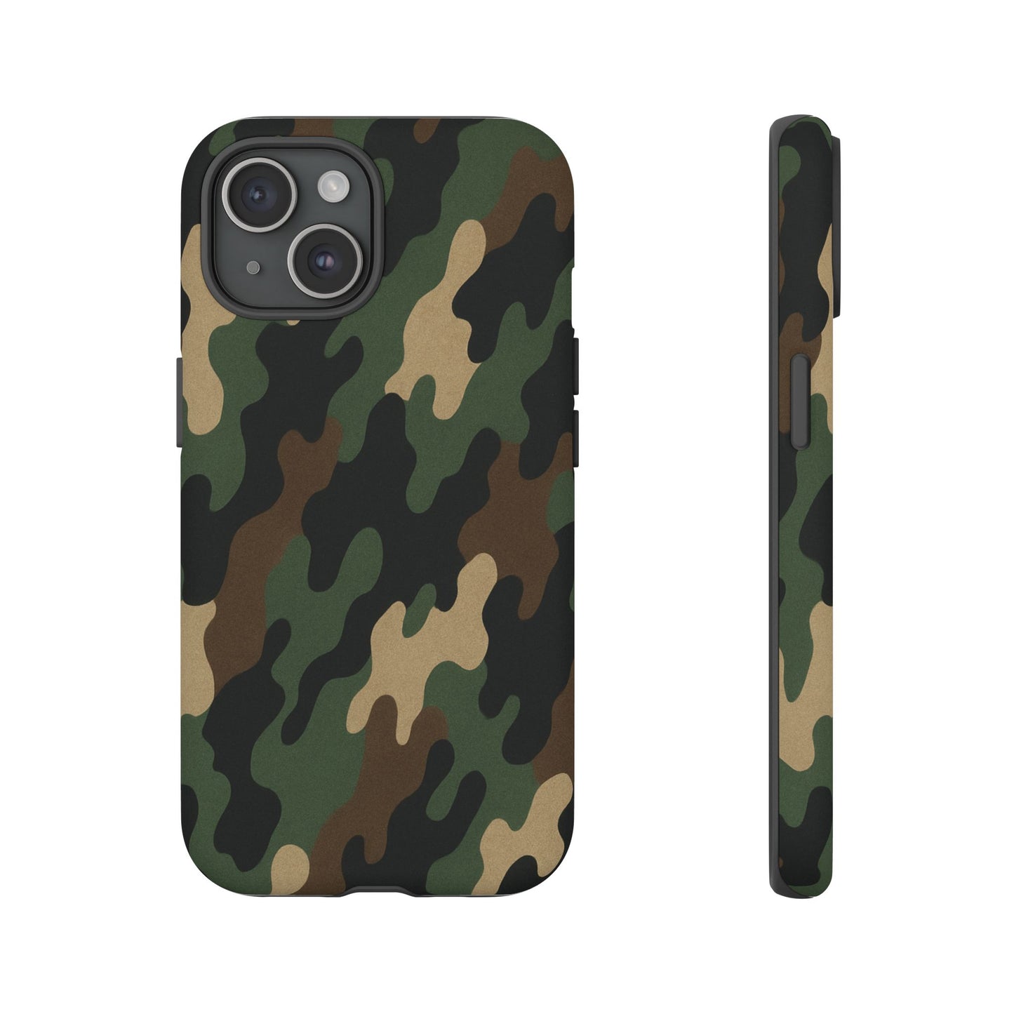 Camouflage Phone Case, Tough Cases, Military Style, Unique Phone Accessories, Gift for Him, Durable Phone Cover - TRV