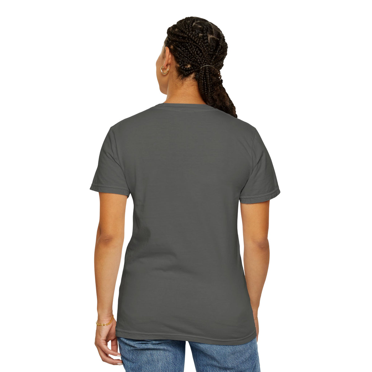 Minimalist baseball players silhouette graphic T-shirt by Printify featuring a simple sports-themed baseball design.