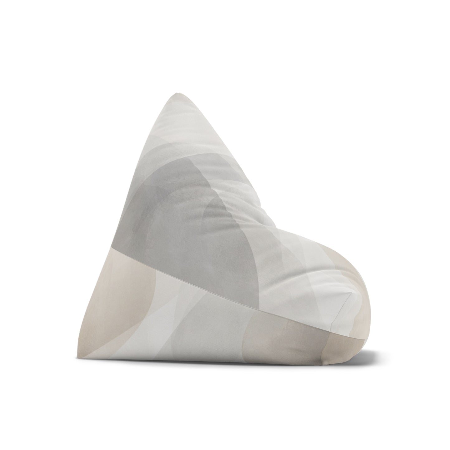 Neutral Geometric Pattern Bean Bag