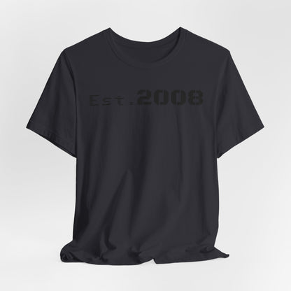 Est. 2008 Unisex Tee, Cool Vintage T-Shirt, Casual Gift, Birthday Apparel, Nostalgic Fashion