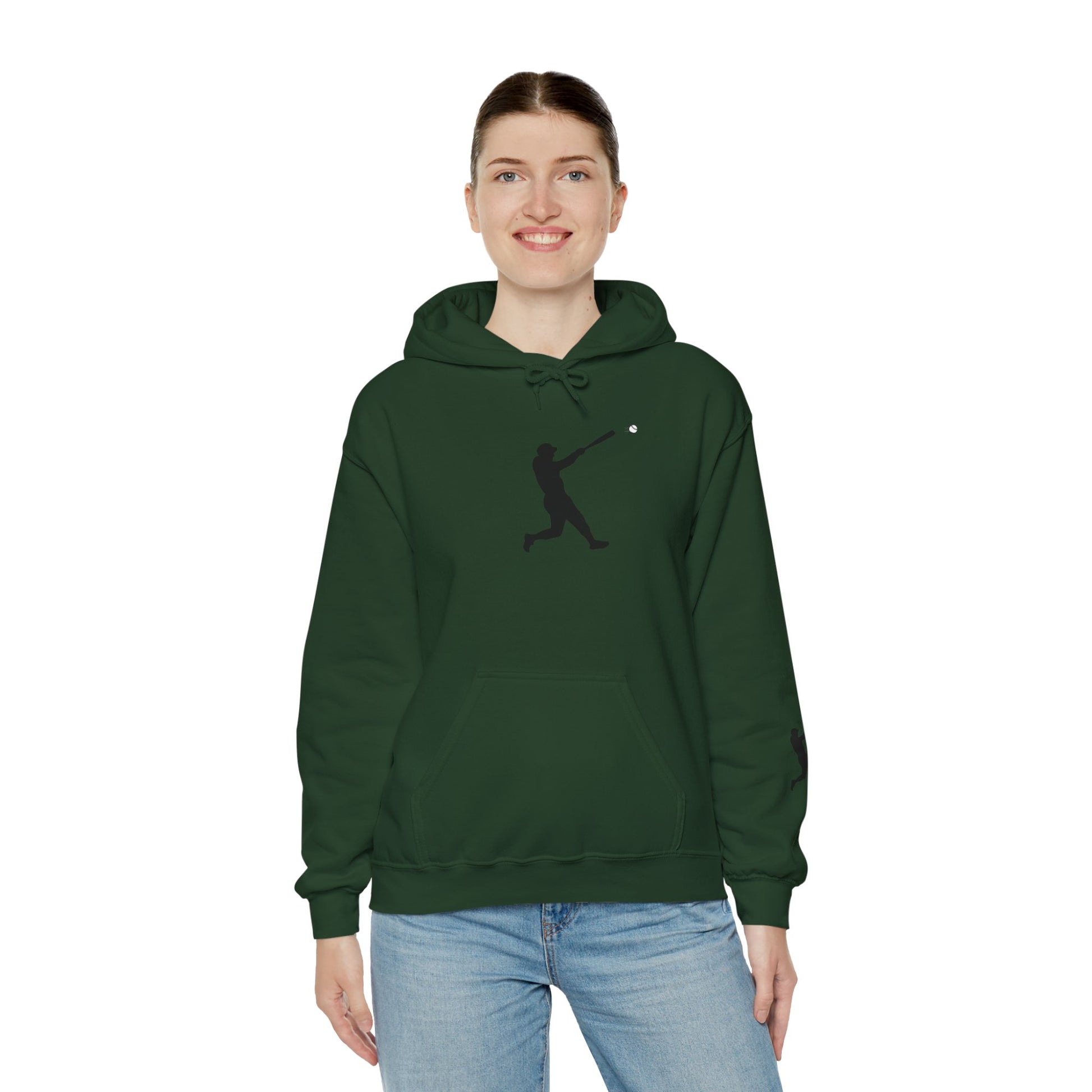 Baseball Swing Unisex Hoodie - Perfect Gift for Athletes, Sports Enthusiasts, Cozy Layer for Cool Days, Great for Team Spirit - TRV