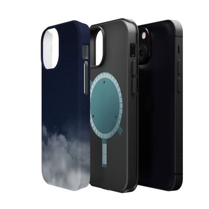 Night Sky Magnetic Impact-Resistant Phone Case — Foggy Cloud Design
