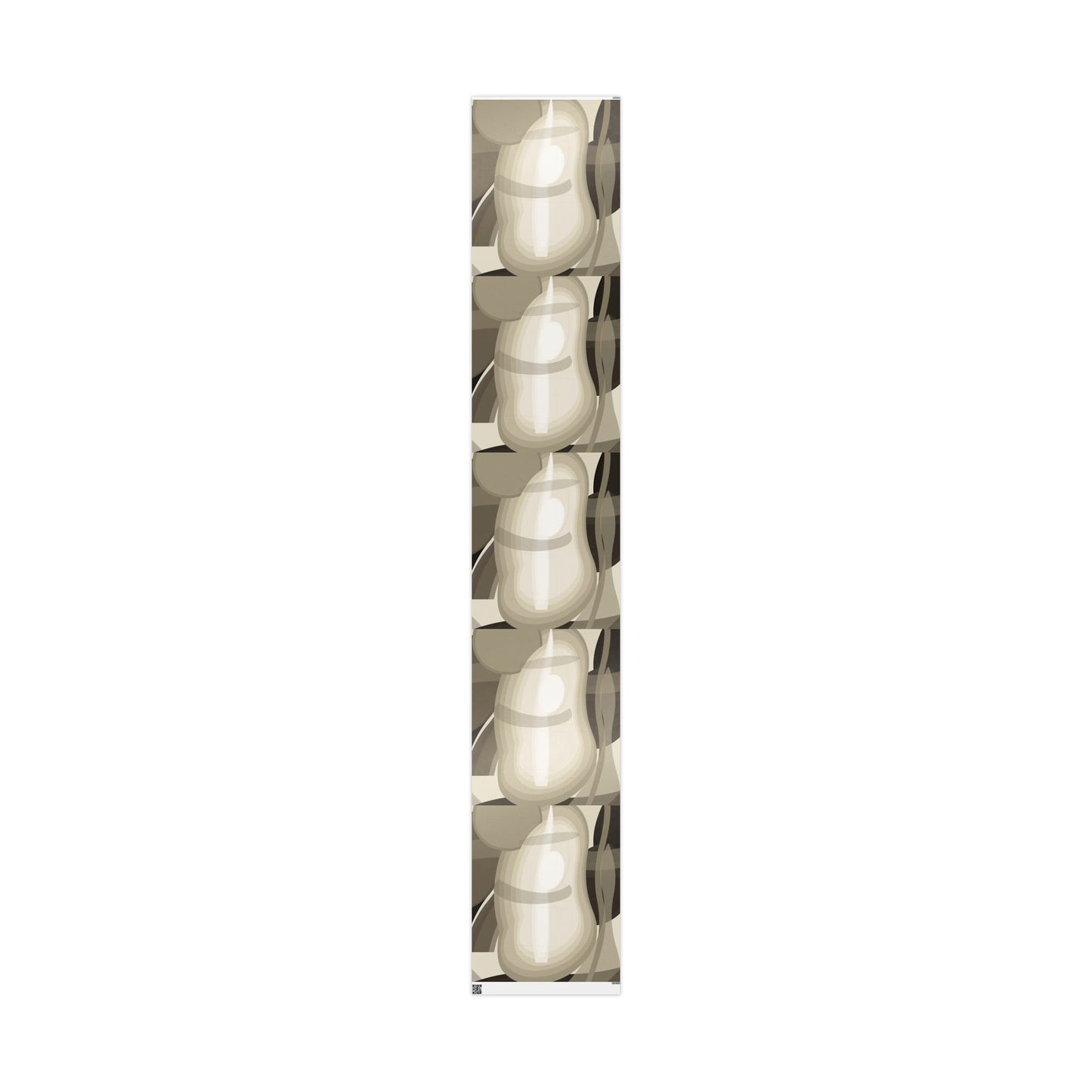 Neutral Abstract Circles Wrapping Paper