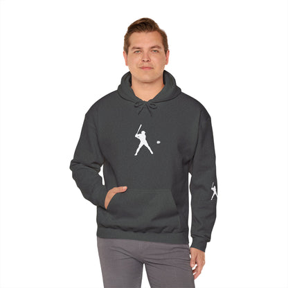 Sporty Unisex Baseball Hooded Sweatshirt, Casual Hoodie for Athletes, Perfect for Gifts, Comfy Streetwear, Ideal for Sports Events, Personal Use - TRV