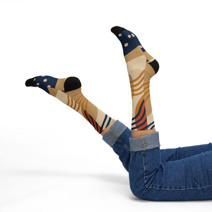 Sublimation Abstract Socks
