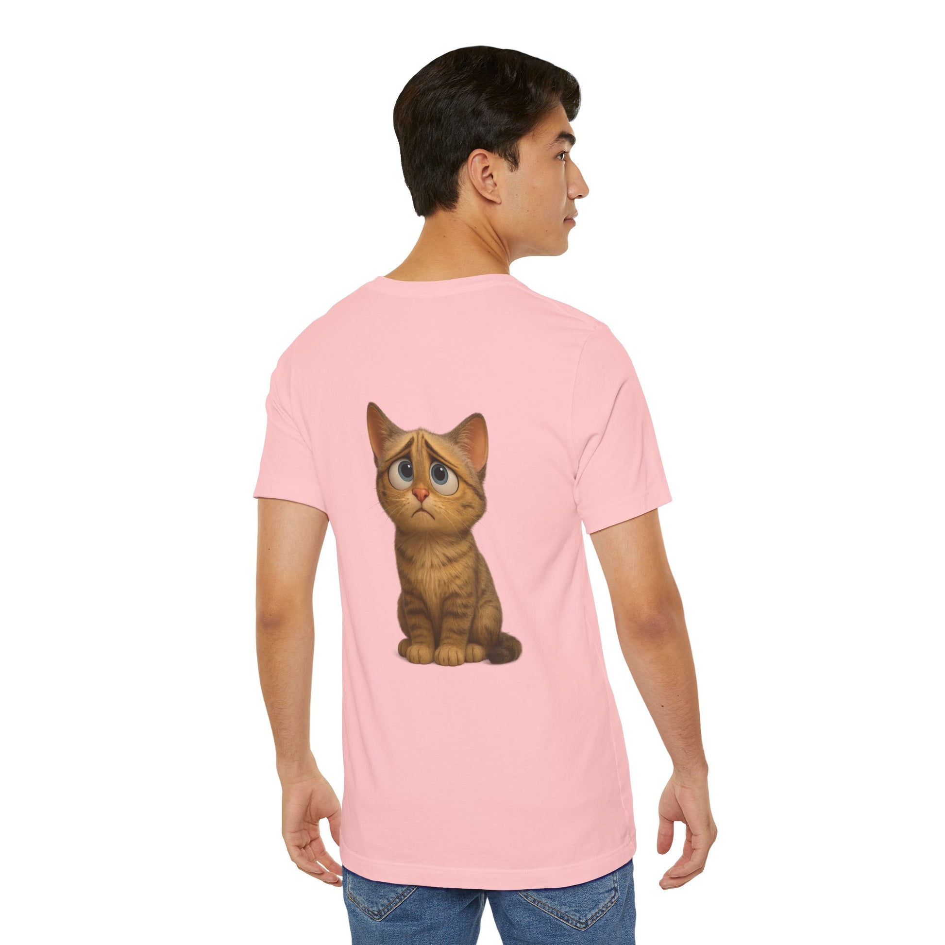 Adorable Cat Graphic Tee, Cute Pet Lover Shirt, Animal Lover Gift, Funny Cat Apparel, Birthday, Christmas, Everyday Use - TRV