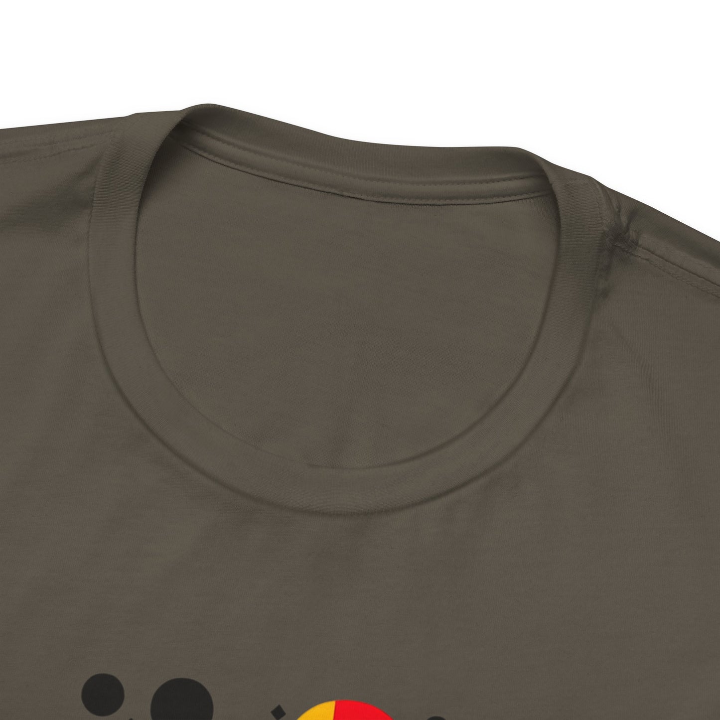 Artistic Heart Unisex Jersey Tee - Vibrant Graphic Tee, Casual Wear, Gift for Art Lovers, Birthday Surprise, Everyday Comfort - TRV