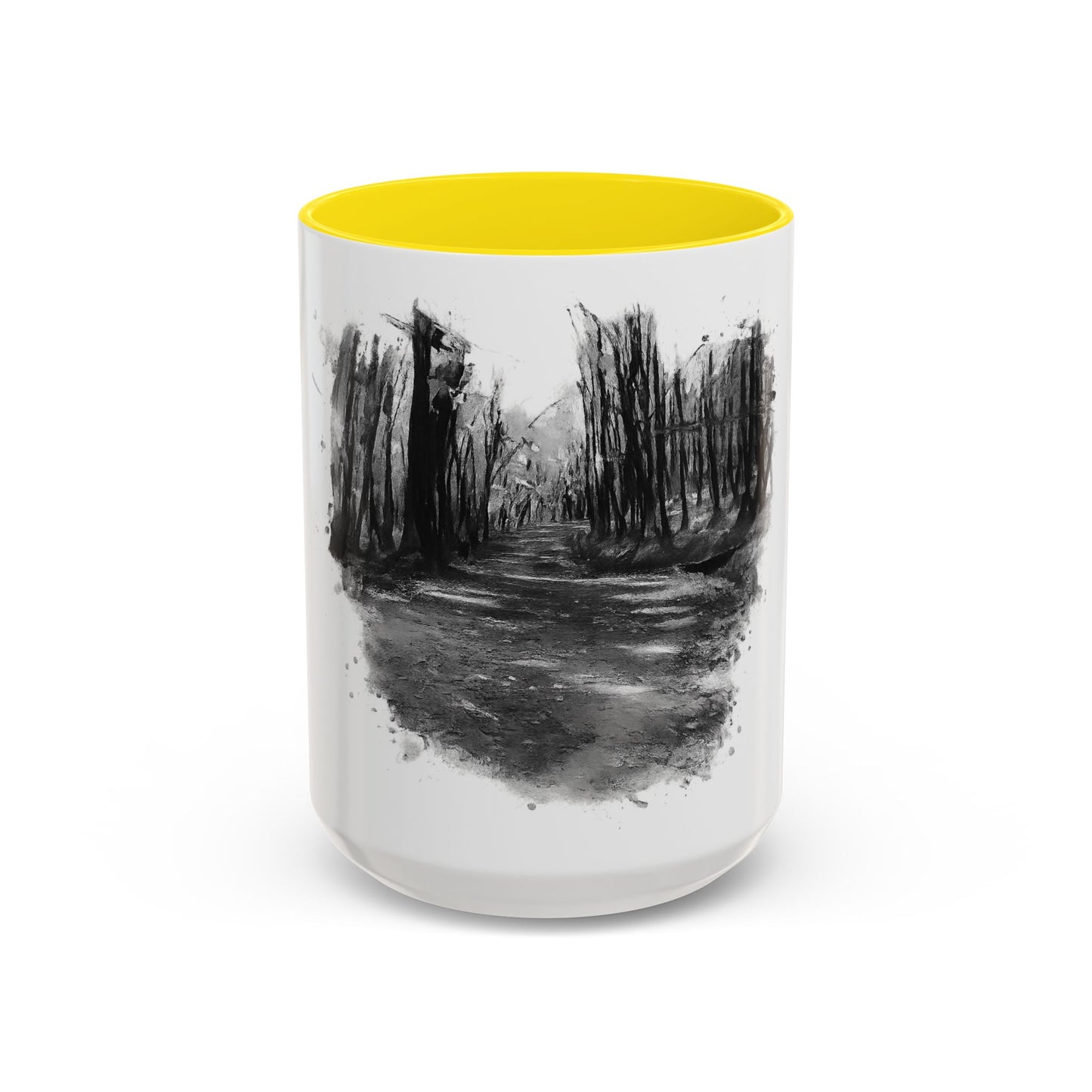 Moody Abstract Forest Coffee Mug | Unique Gift for Nature Lovers, Cozy Home Decor, Perfect for Coffee, Tea, and Hot Chocolate - TRV