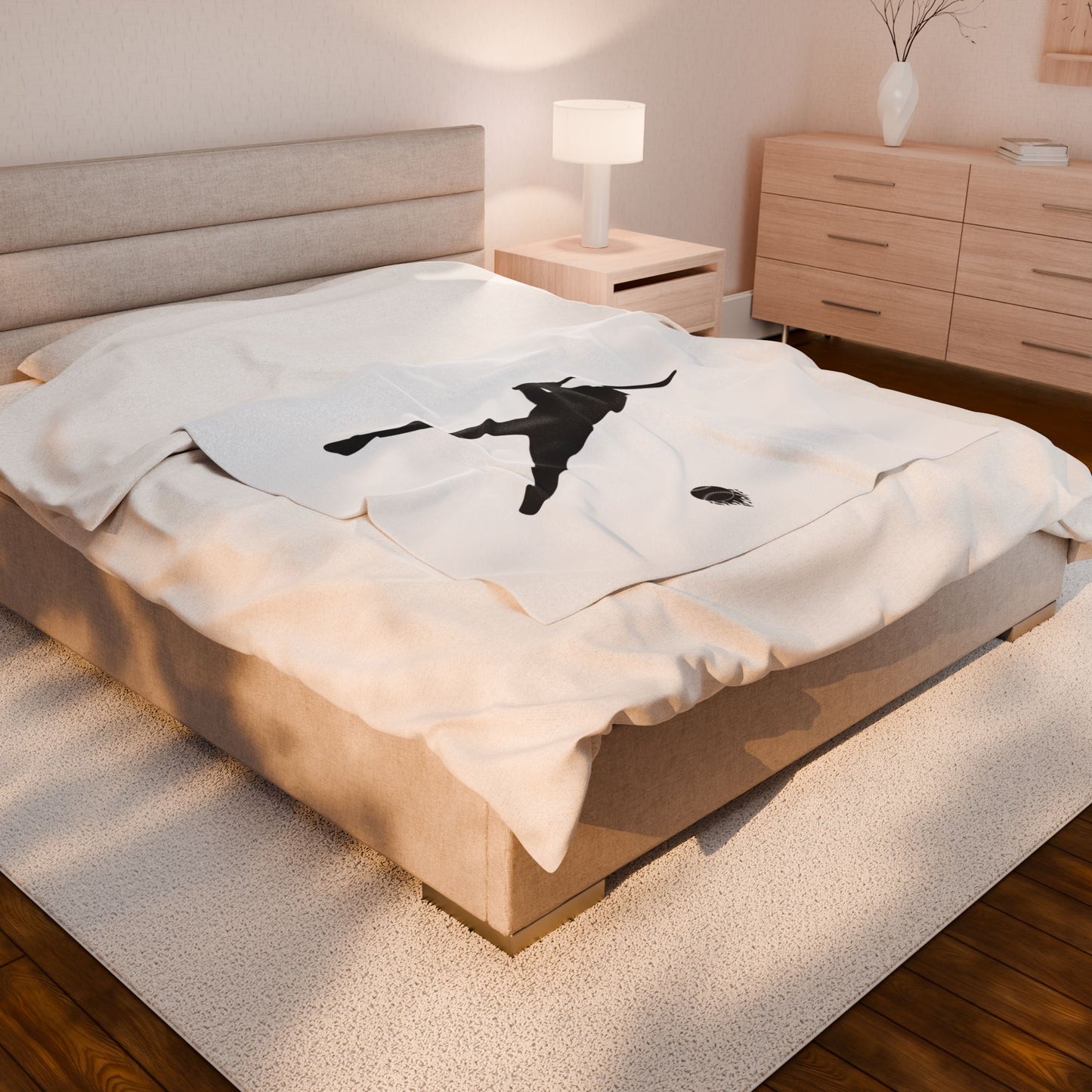 Baseball Player Plush Blanket | Soft Sports Throw, Cozy Gift for Athletes, Home Decor, Game Day Blanket, Perfect for Birthdays - TRV