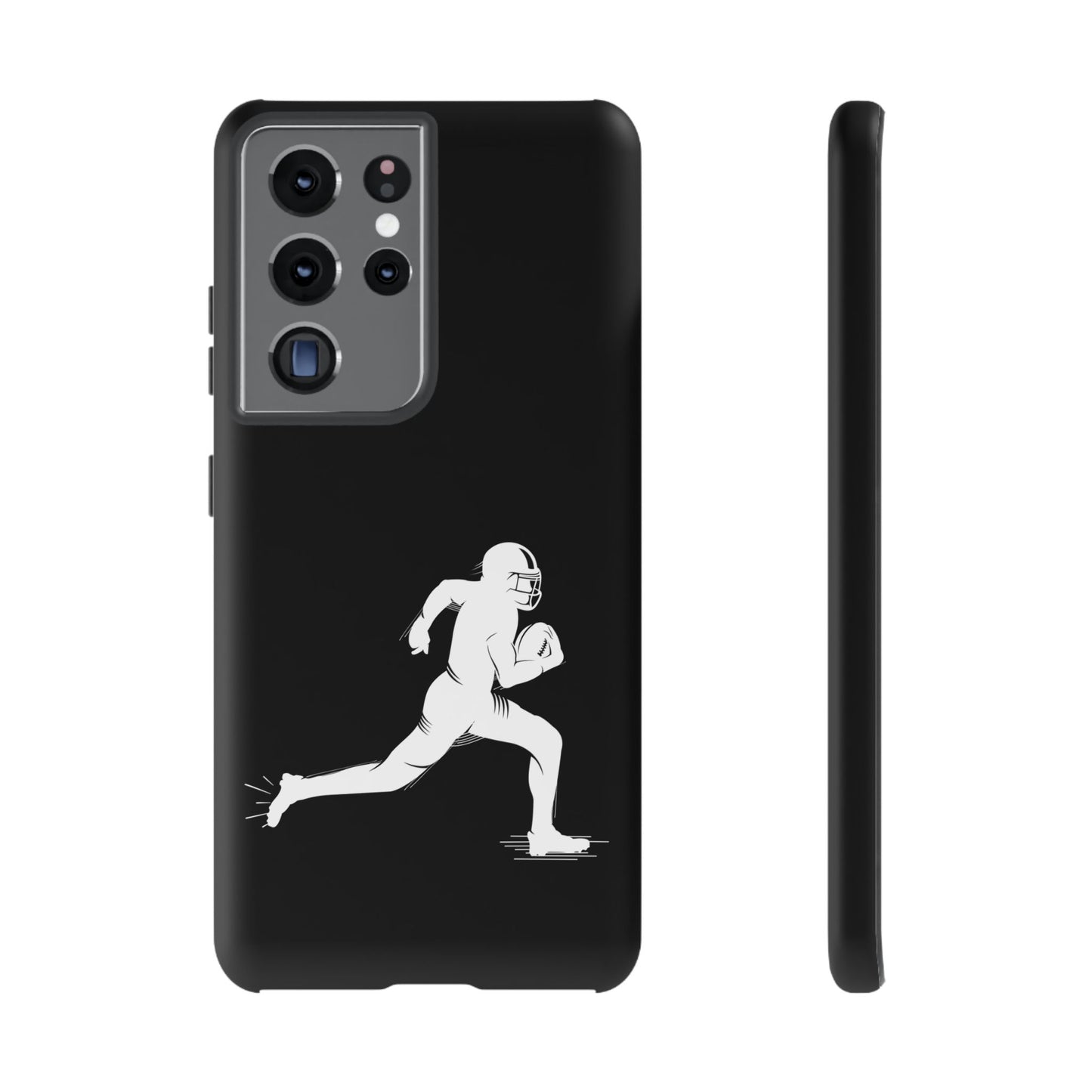 Football Player Phone Case, Tough Cases, Sports Phone Cover, Gift for Athletes, iPhone & Samsung Accessories, Running Player Design - TRV
