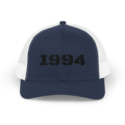 Vintage 1994 Snapback Trucker Cap, Retro Hat, Streetwear Accessory, Gift for Dad/Birthday/Graduation, Casual Outfit - TRV