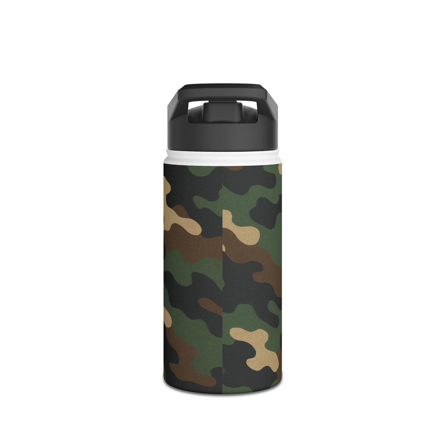 Camo Stainless Steel Water Bottle — Insulated Outdoor Bottle