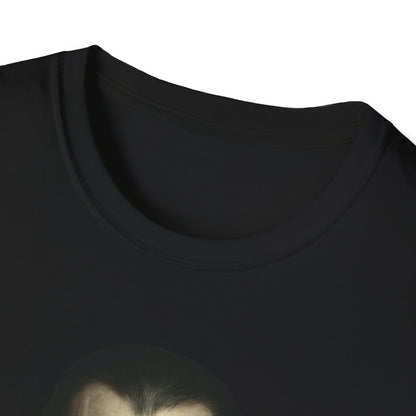 Vampire-Themed Unisex T-Shirt, Casual Apparel for Halloween, Gothic Style Tee, Perfect Gift for Horror Lovers, Spooky Season Fashion