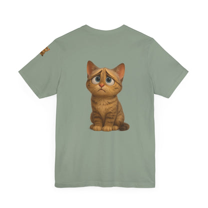 Adorable Cat Graphic Tee, Cute Pet Lover Shirt, Animal Lover Gift, Funny Cat Apparel, Birthday, Christmas, Everyday Use - TRV
