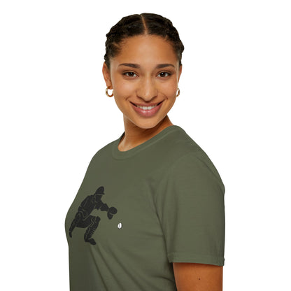 Baseball Catcher Unisex Softstyle T-Shirt, Sports Apparel, Gift for Athletes, Workout Gear, Casual Wear, Special Occasions