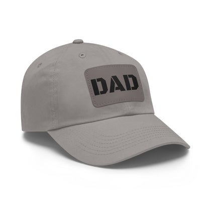 Stylish Dad Hat with Leather Patch | Perfect Gift for Fathers Day, Casual Wear, Dad's Birthday, Outdoor Activities