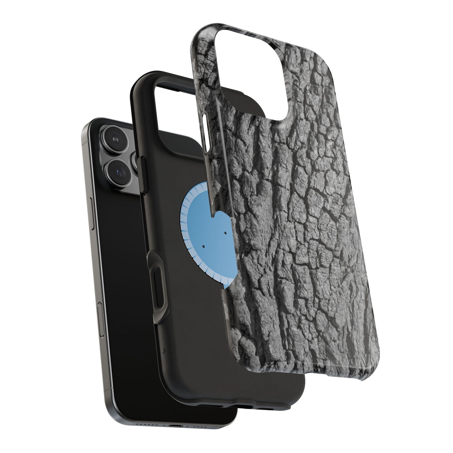 Bark Texture Magnetic Impact Phone Case
