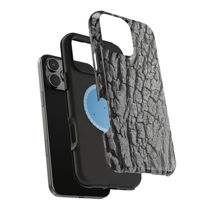Bark Texture Magnetic Impact Phone Case