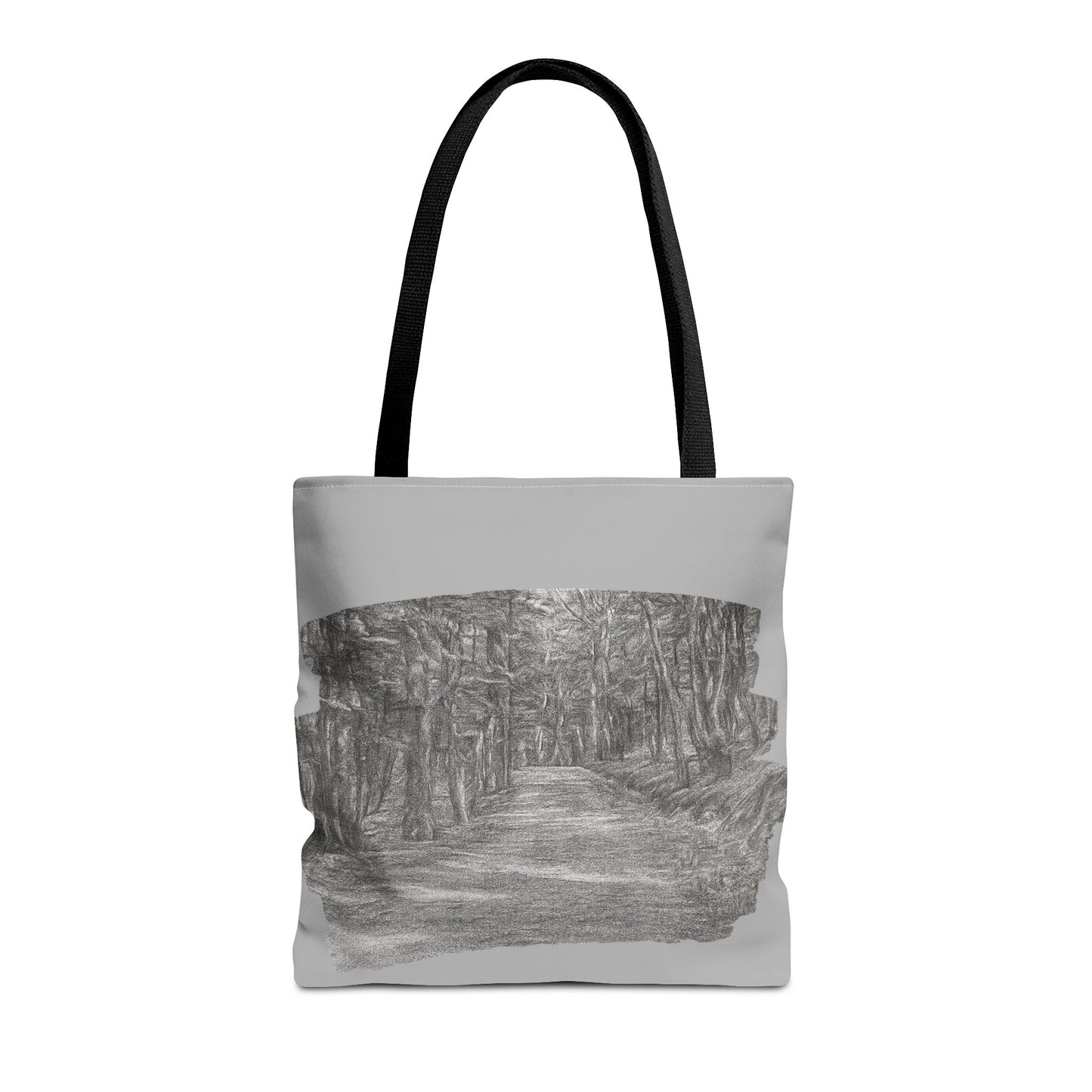 Scenic Path Tote Bag, Reversible Tote, Eco-Friendly Shopper, Outdoor Adventure Bag, Gift for Nature Lovers, Stylish Carryall - TRV