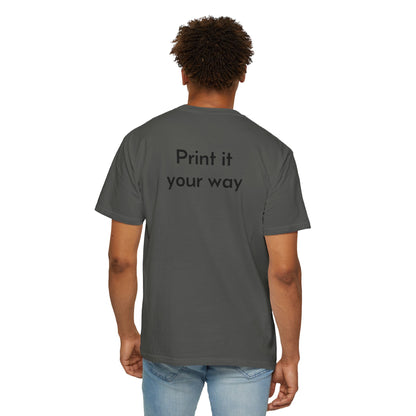 Design Your Own Garment-Dyed T-Shirt — TRV08 Custom Tee