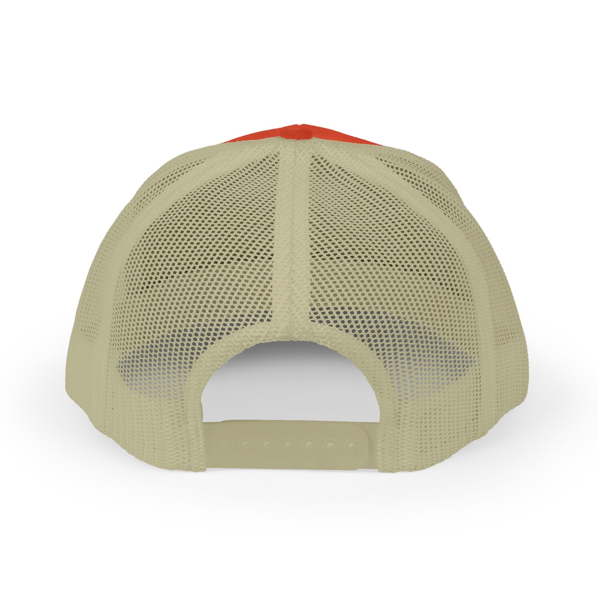 Vintage batter silhouette baseball snapback trucker cap by Printify, featuring a classic design and mesh back for breathability.