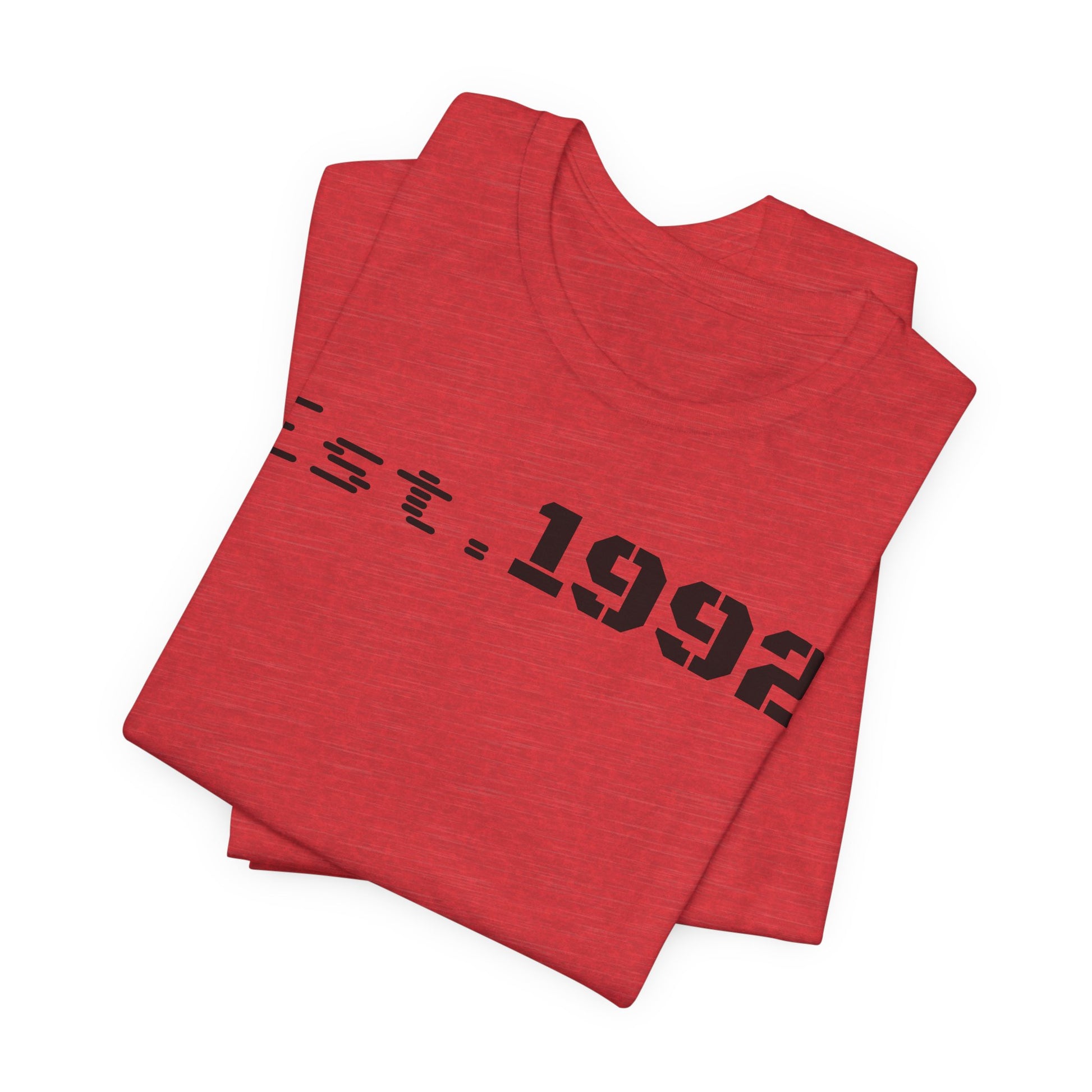 Est. 1992 Unisex Jersey Tee - Retro Birthday Gift, Casual Wear, Cool Vintage T-Shirt, Gift for Him, Gift for Her - TRV