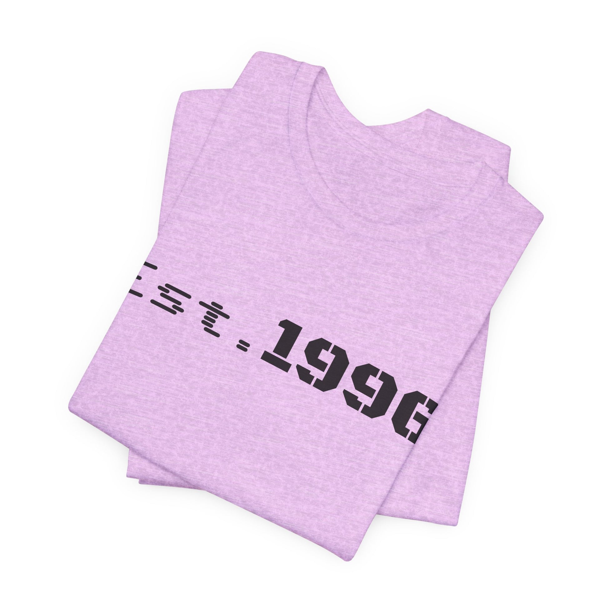 Vintage Est. 1996 T-shirt by Printify featuring a classic design, perfect for birthday celebrations and nostalgic style.
