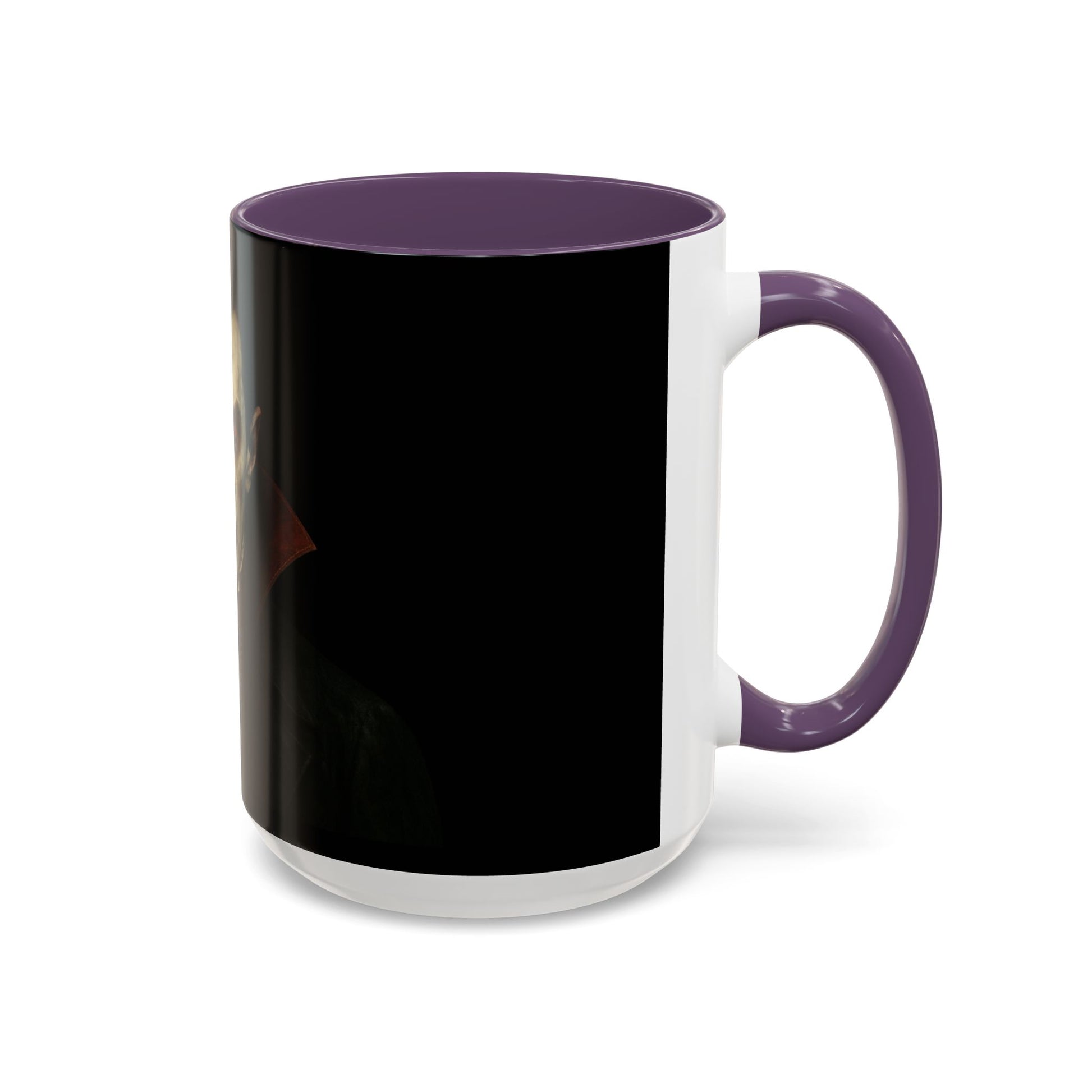 Gothic Dracula Vampire Accent Coffee Mug | Spooky Halloween Gift, Unique Home Decor, Collector's Mug, Coffee Lover's Gift - TRV