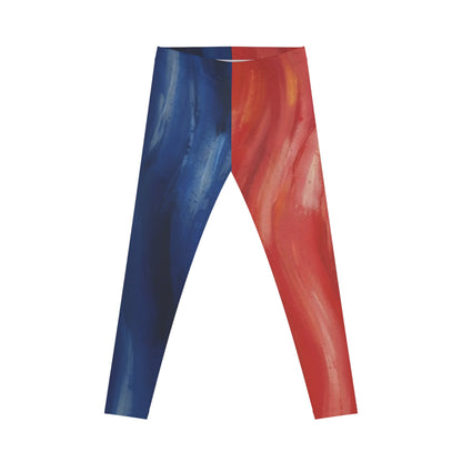 Women's casual leggings with all-over print design by Printify, featuring colorful and stylish pattern details.
