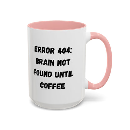 Error 404 Coffee Mug - Perfect for Your Daily Brew, Gift for Programmers, Humor for Coffee Lovers, Office Desk Decor, Nerdy Kitchenware