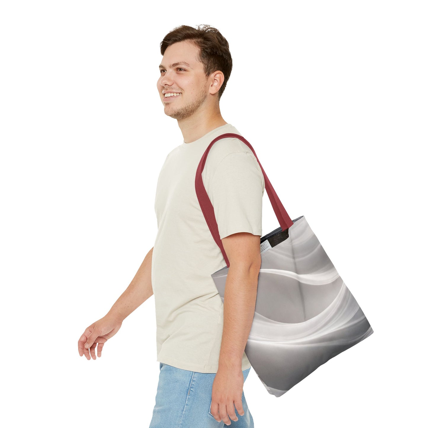 Soft Marble Wave Tote
