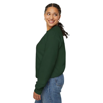 Vampire portrait crewneck sweatshirt by Printify featuring a detailed vampire illustration on a soft, dark-colored cotton sweatshirt.