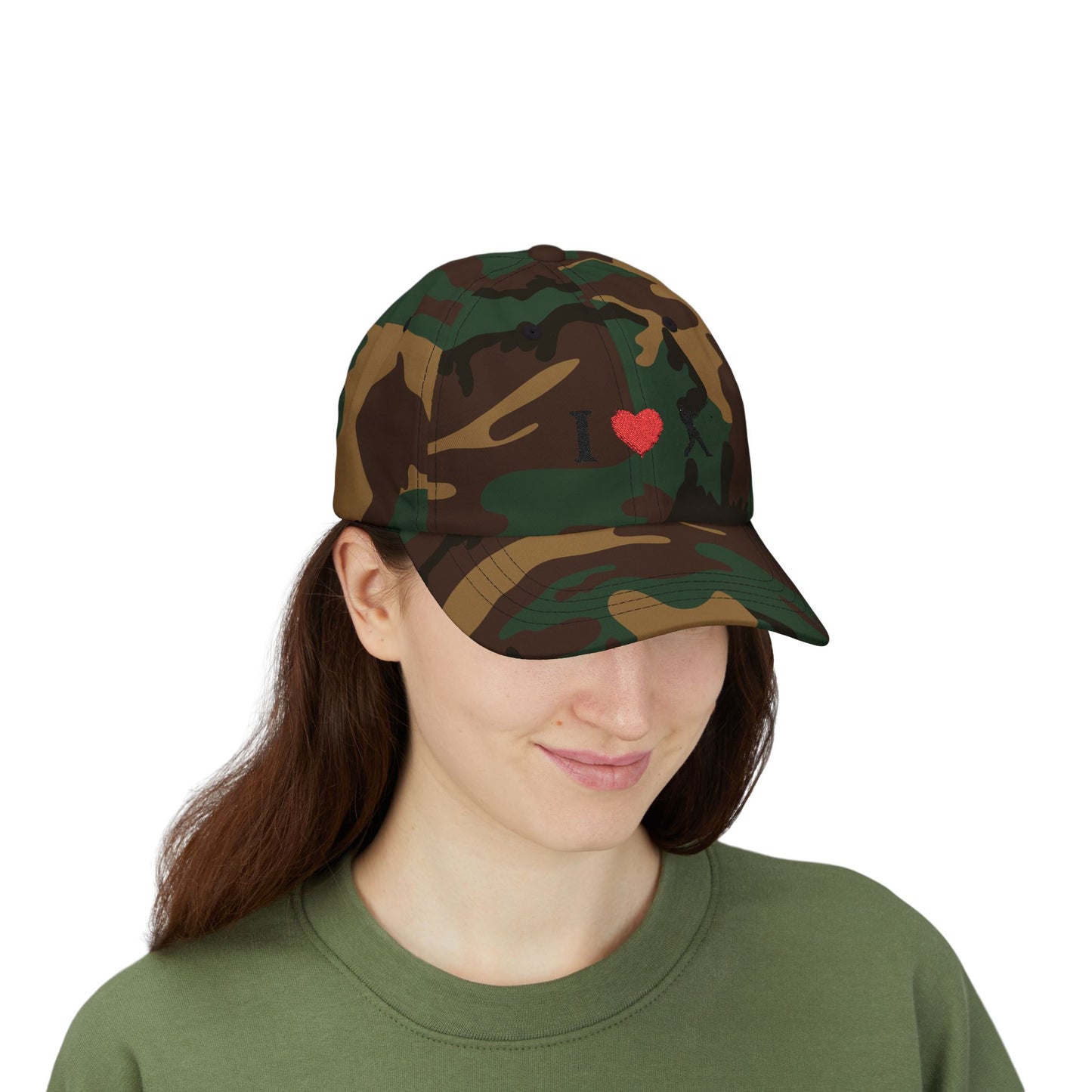I Love Baseball Dad Cap, Sporty Hat for Dads, Baseball Lover Gift, Father's Day Gift, Casual Everyday Wear - TRV