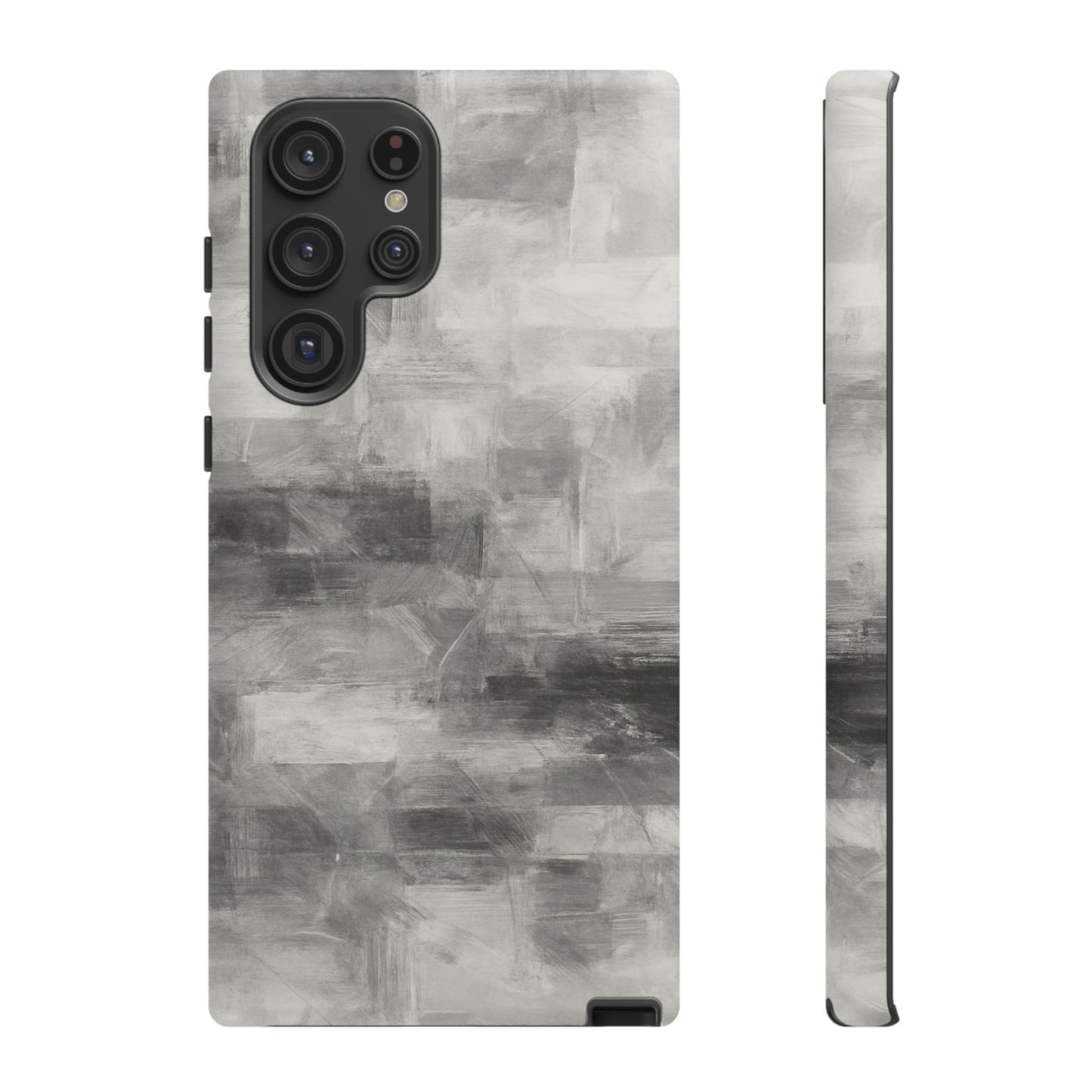 Abstract gray grid phone case for iPhone, tough protective cover with modern design from Printify.
