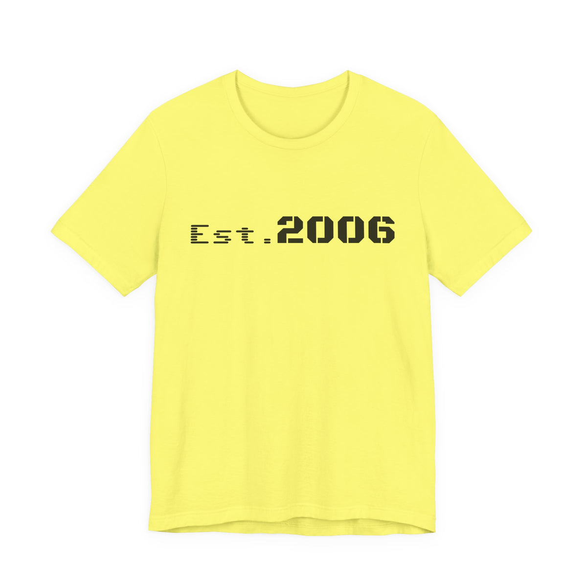 Vintage-style "Established 2006" graphic T-shirt by Printify, featuring a retro birthday gift design on a casual cotton tee.
