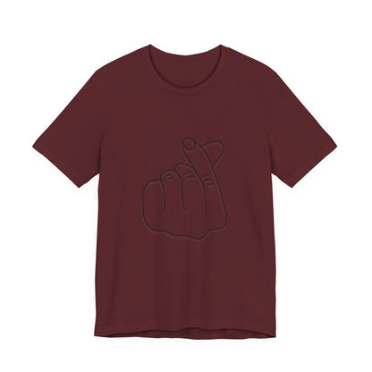 Minimalist Hand Sign Unisex Tee | Casual Everyday Wear | Perfect for Gift Givers