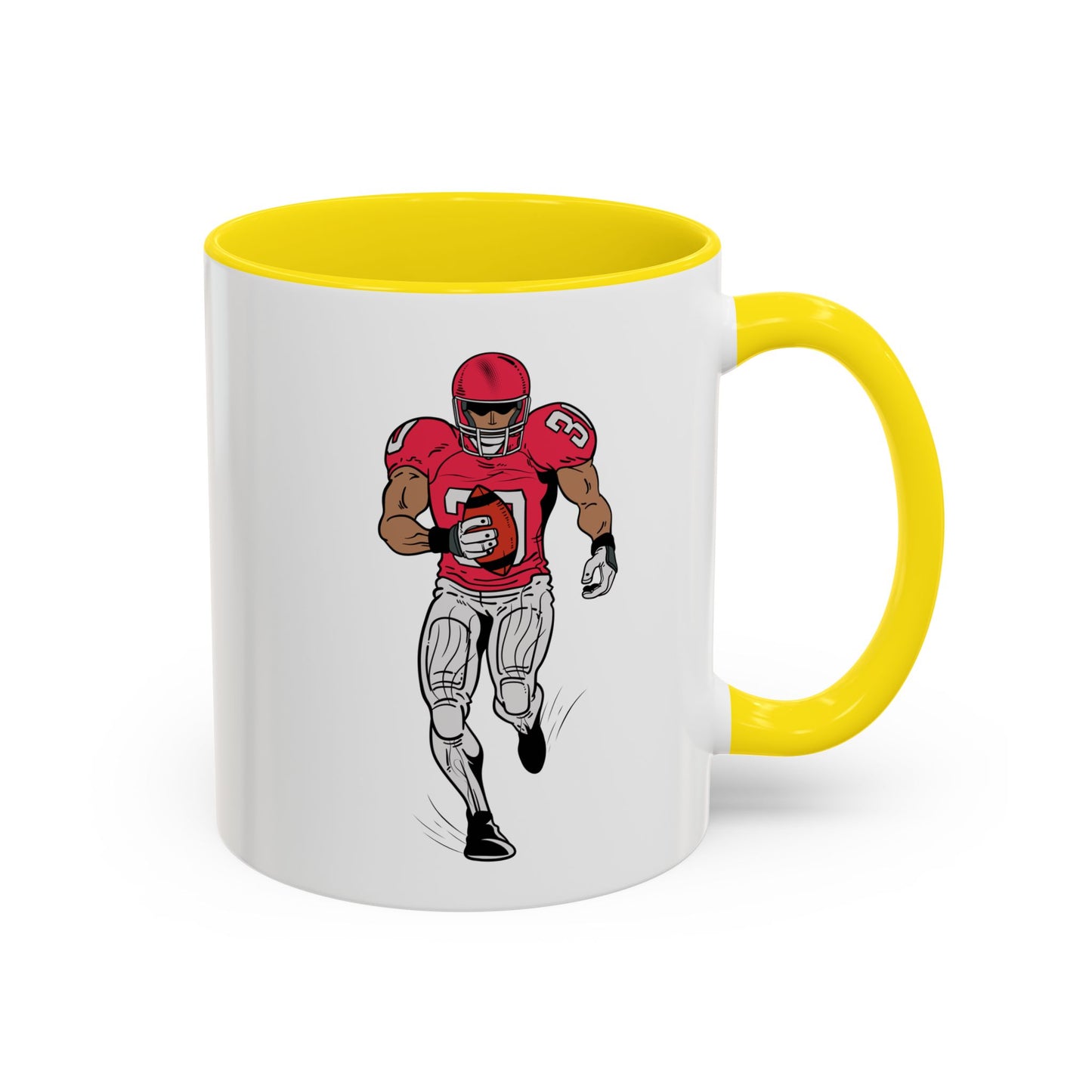 Football Player Coffee Mug, Sports Fan Gift, Motivational Coffee Cup, Game Day Mug, Unique Sports Merchandise