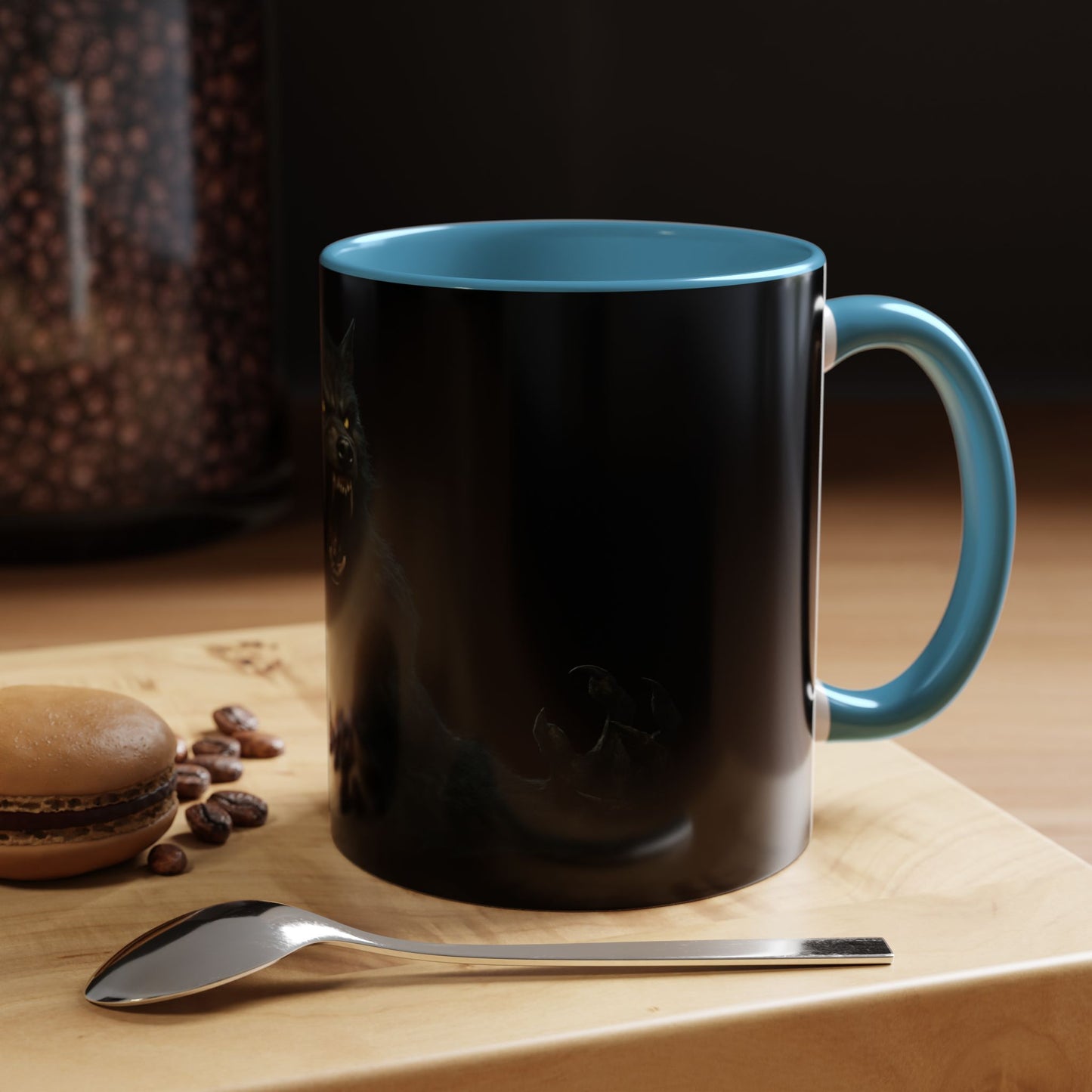 Howling Werewolf Coffee Mug - Perfect Gift for Horror Lovers, Wolf Enthusiasts, Halloween Decor, Unique Drinkware, Gothic Homeware