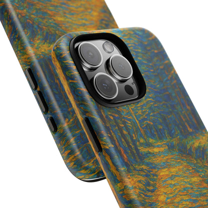 Artistic Phone Case for Nature Lovers, Tough Cases, Vibrant Design, Gift for Friends, Phone Accessories, Unique Artwork - TRV