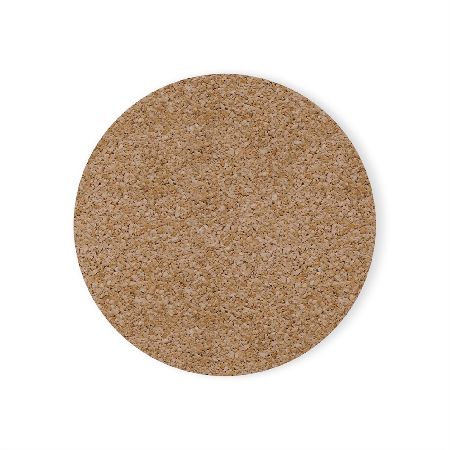 Camo Round Cork-Back Coaster — Military Green Camouflage Drink Mat