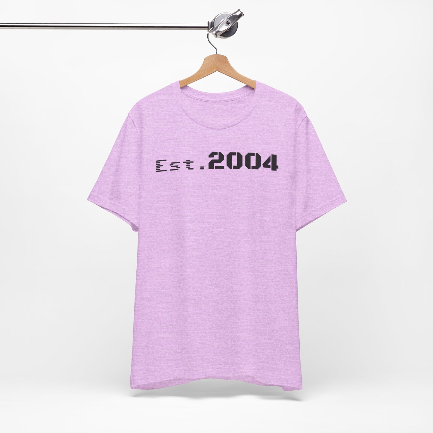 Est. 2004 Unisex Jersey Tee - Vintage Style Graphic Shirt, Casual Wear, Gift for Birthdays, Anniversaries, Celebrations