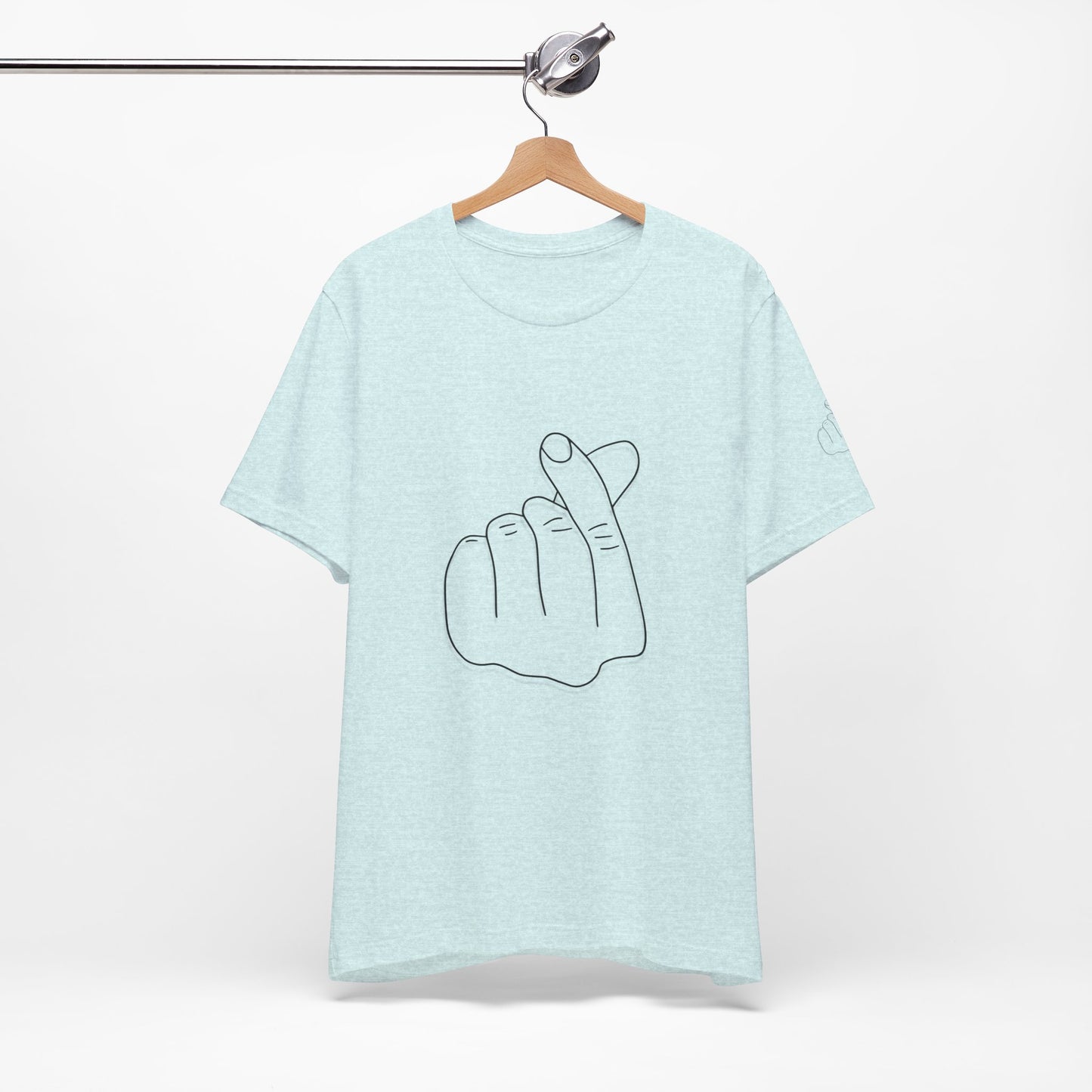 Minimalist Hand Sign Unisex Tee | Casual Everyday Wear | Perfect for Gift Givers