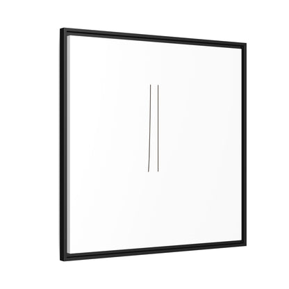 Minimal Line Art | Matte Canvas Framed
